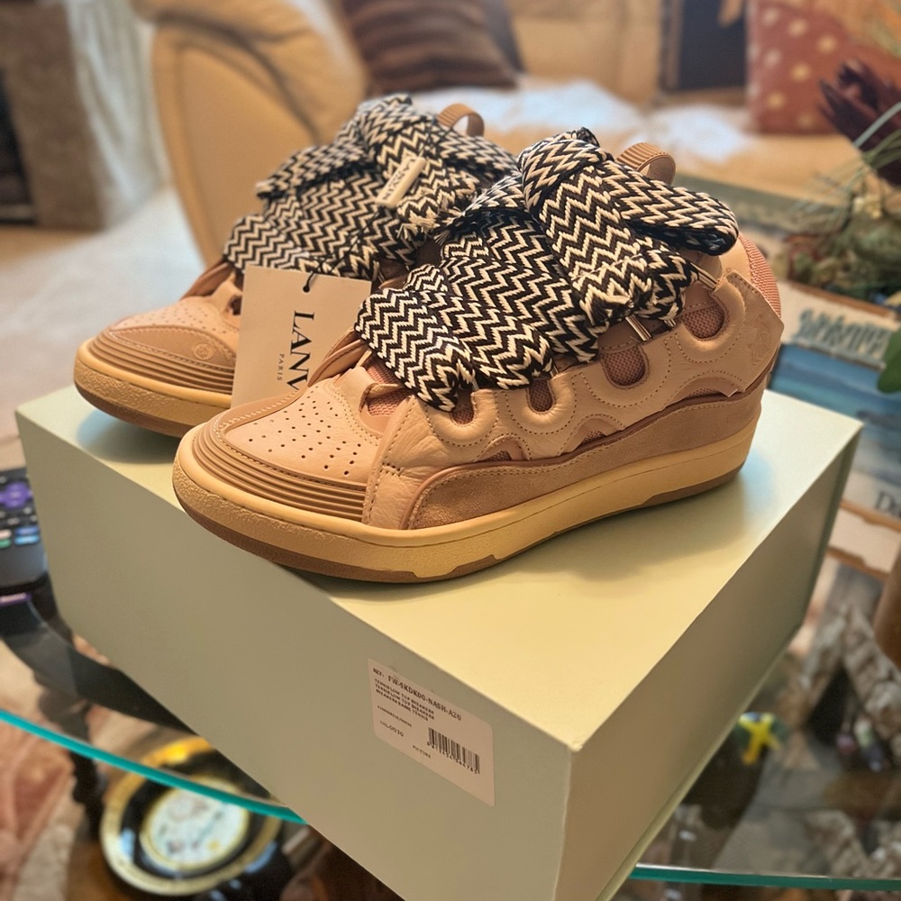 Lanvin curb sneaker